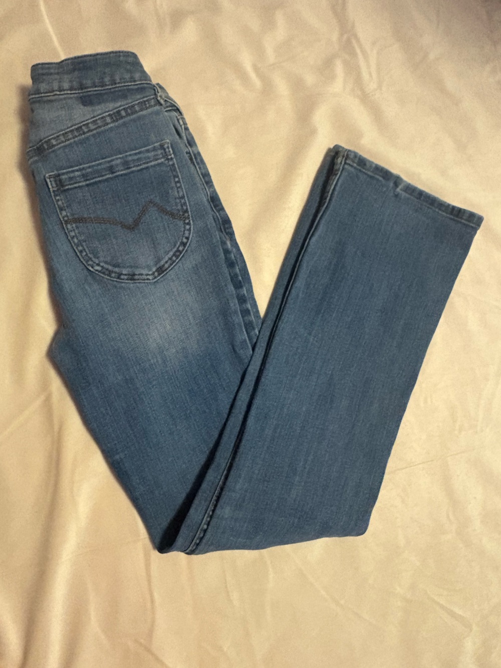 Classic Medium Wash Bootcut Jeans - Blue